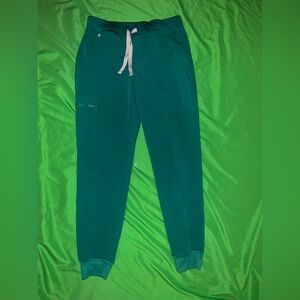 Figs Green Jogger Scrub Pants size Small